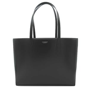 BURBERRY バーバリー トートバッグ レザー×ナイロン A4収納 黒 BURBERRY バーバリー トートバッグ メンズ レディース 縦型 2way